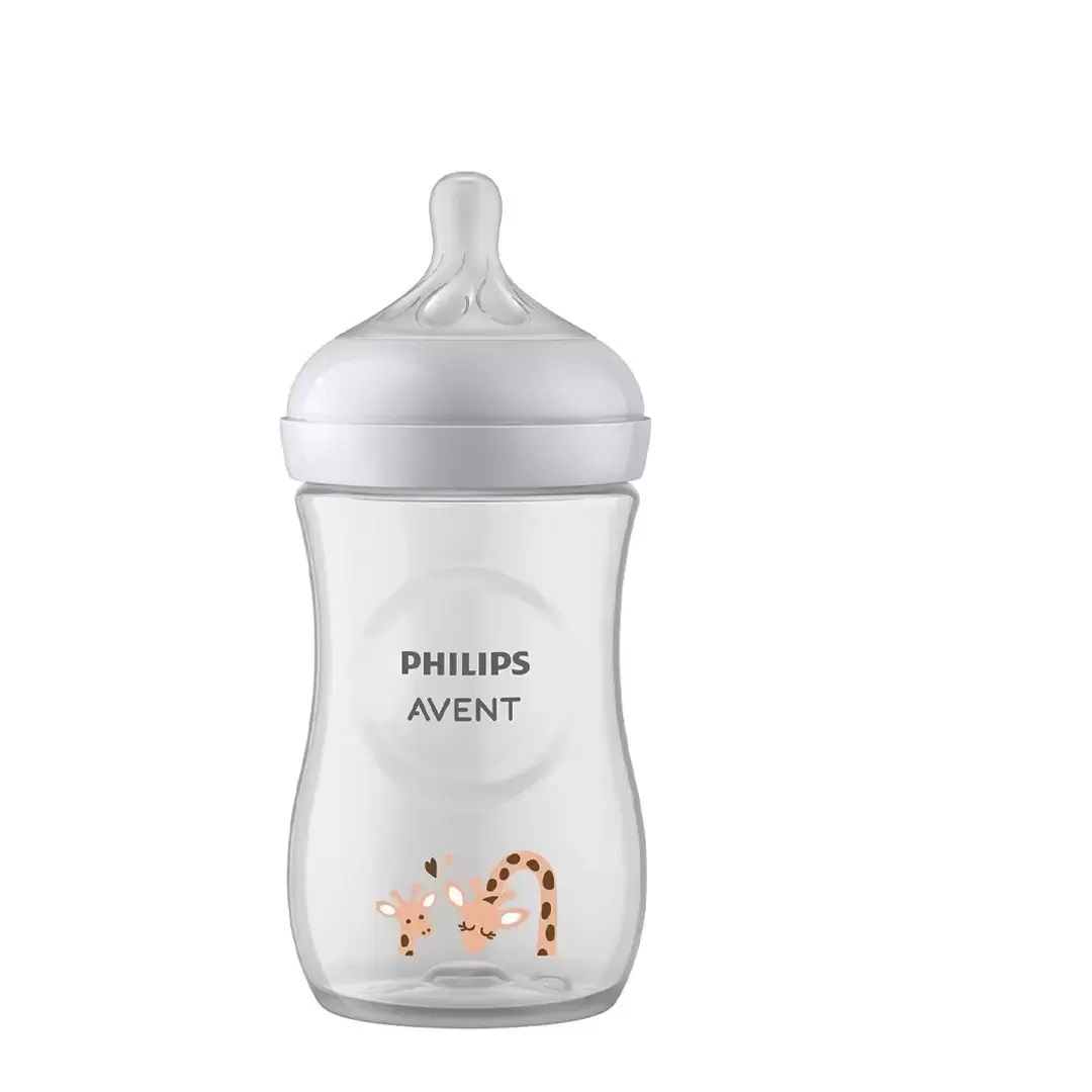 شیشه شیر طلقی 260ml طرح زرافه Natural Response اونت
